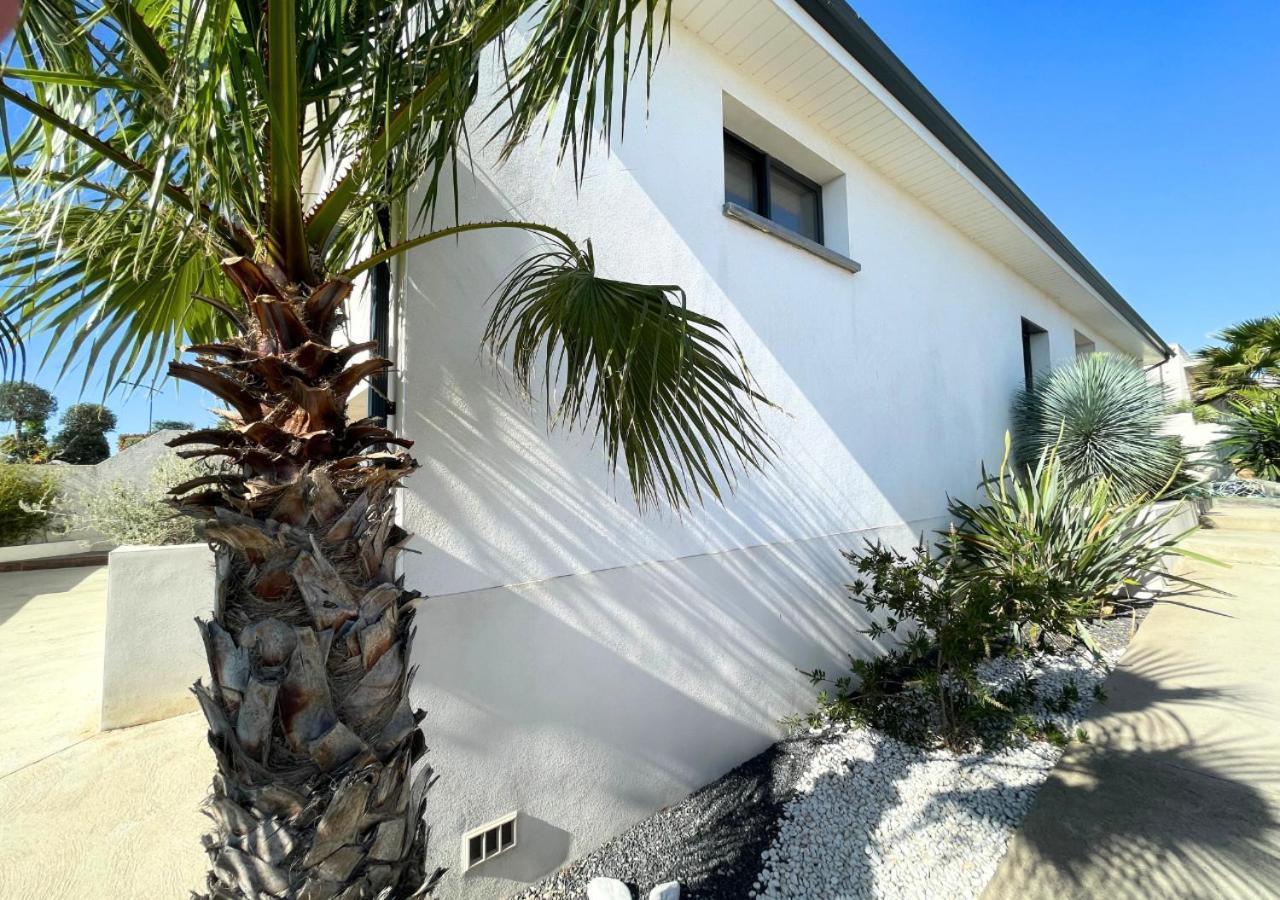 Villa Contemporaine Avec Piscine Chauffee Proche Des Plages Sauvian 外观 照片