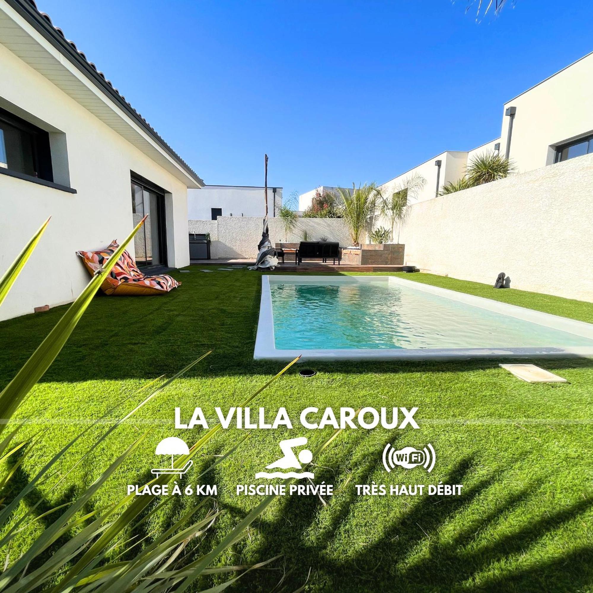 Villa Contemporaine Avec Piscine Chauffee Proche Des Plages Sauvian 外观 照片
